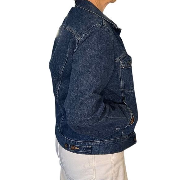 Rustler Denim Classic Trucker Style Jacket Size Medium - Picture 4 of 9